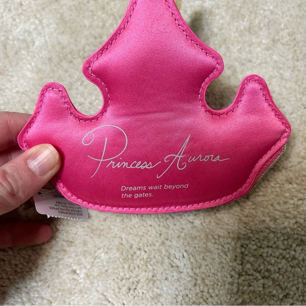 Bath & Body Works Disney Princess Aurora Crown Coin Purse